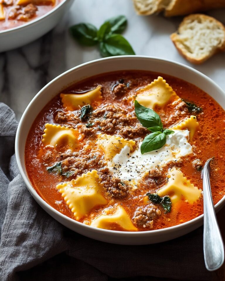 Instant Pot Lasagna Soup Recipe