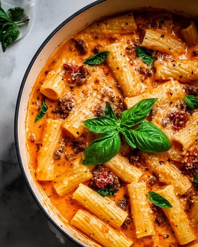 One Pot Creamy Hummus Pasta Recipe