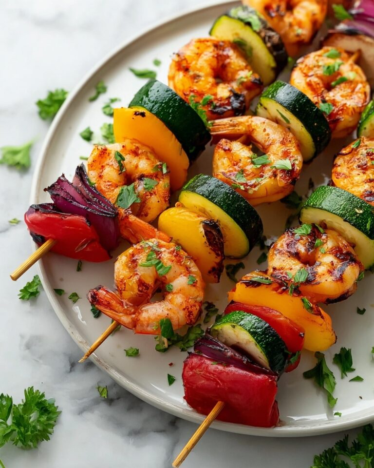 Spicy Shrimp and Veggie Skewers Recipe