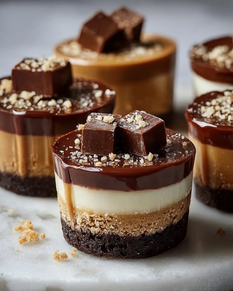 Healthy Vegan Twix Cups with Homemade Caramel Recipe