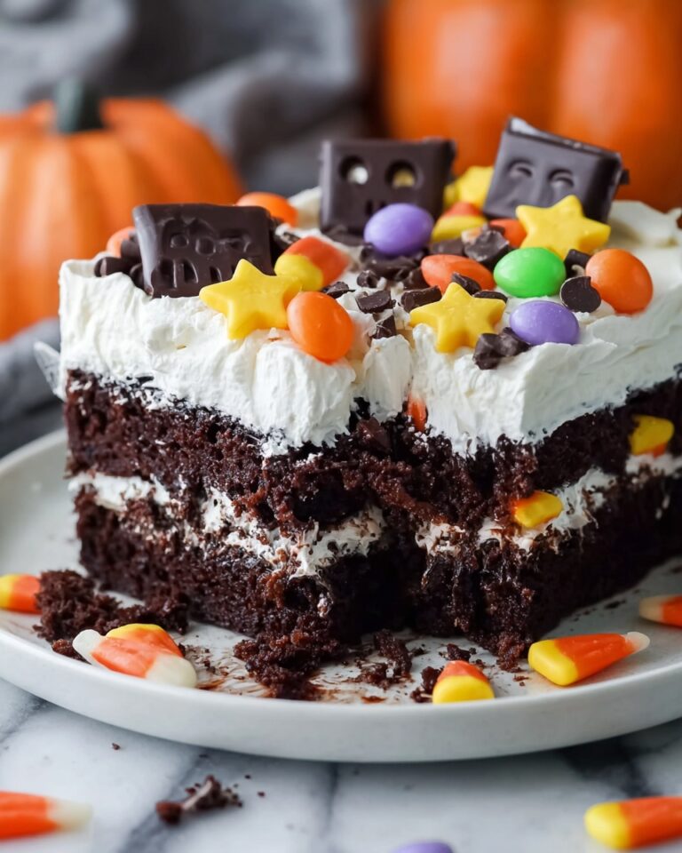 Halloween Graveyard Poke Cake Recipe