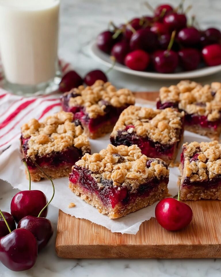 Cherry Crumble Bars Recipe