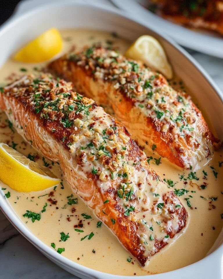 Simple Baked Boursin Salmon Recipe