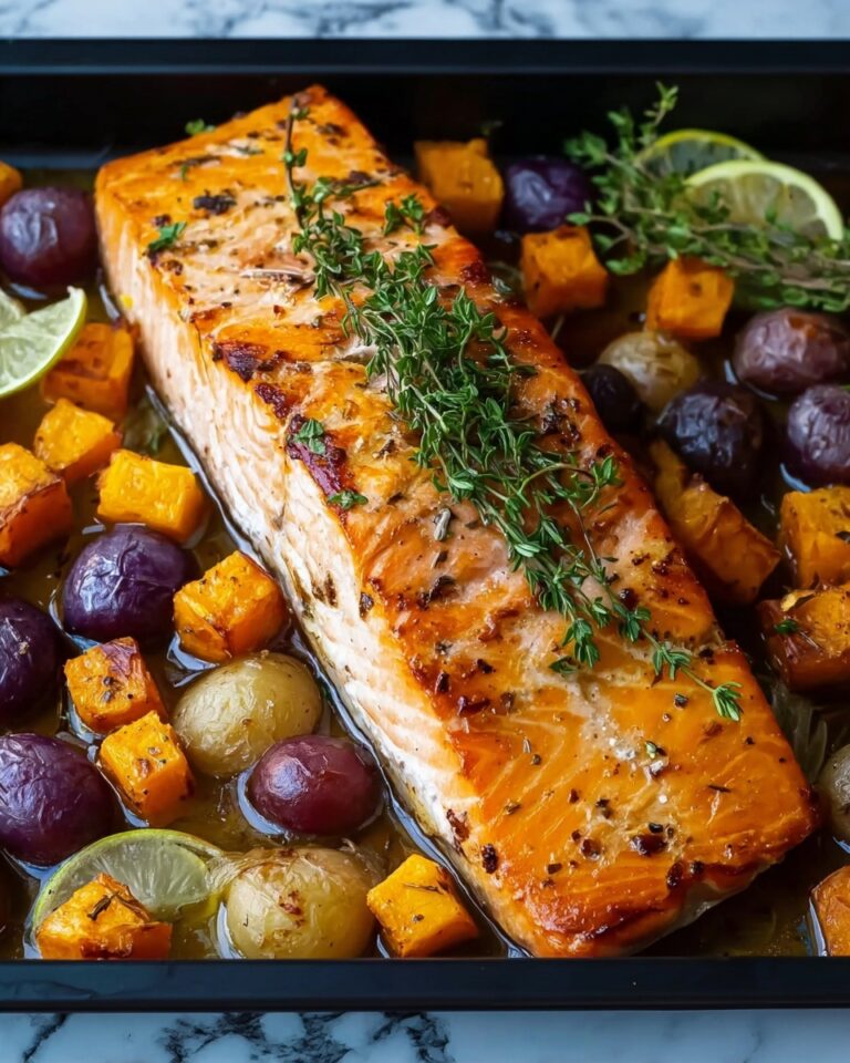 Easy Salmon Traybake Recipe