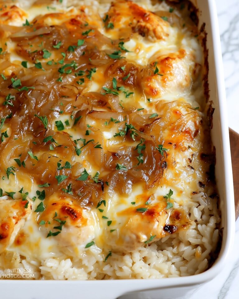 French Onion Chicken & Rice Recipe
