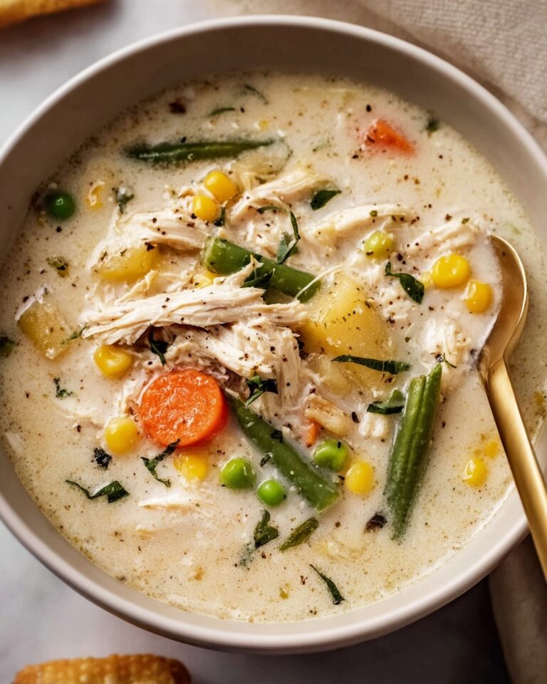 Creamy Chicken Pot Pie Soup Recipe