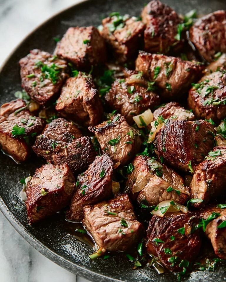 Savory Garlic Butter Steak Bites Recipe