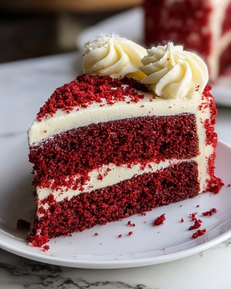 Red Velvet Cake with Cream Cheese Frosting Recipe