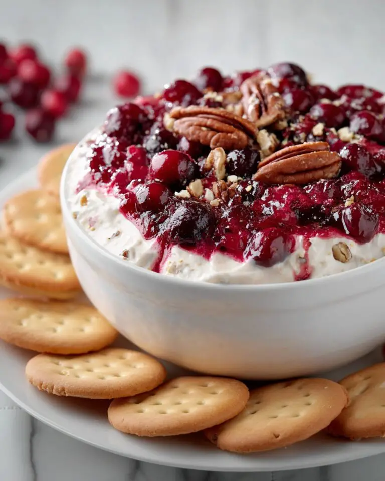 Cranberry Cream Cheese Dip with Orange Zest and Pecans Recipe