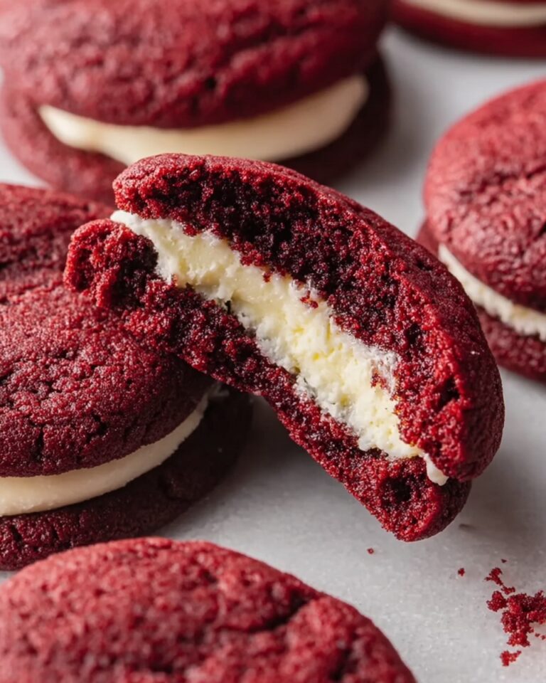 Red Velvet Cheesecake Stuffed Cookies Recipe