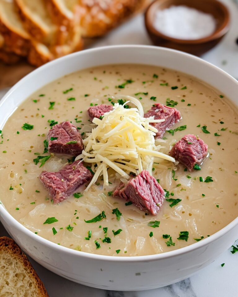 Easy Creamy Reuben Soup Recipe