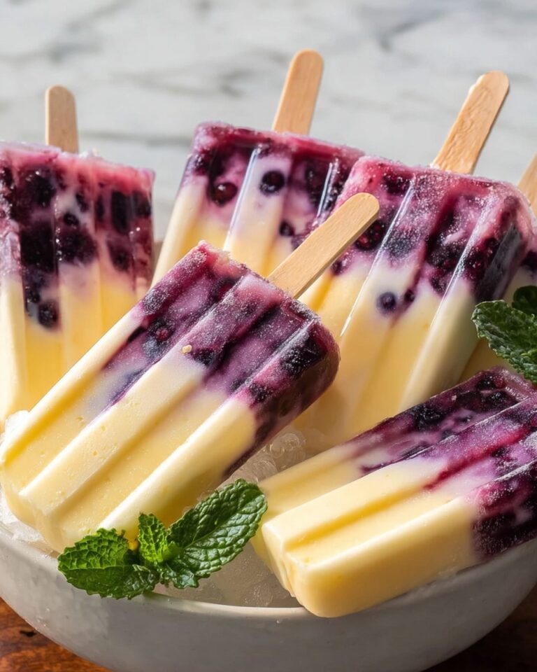 Blackberry, Pineapple, and Coconut Swirl Italian Ice Pops Recipe