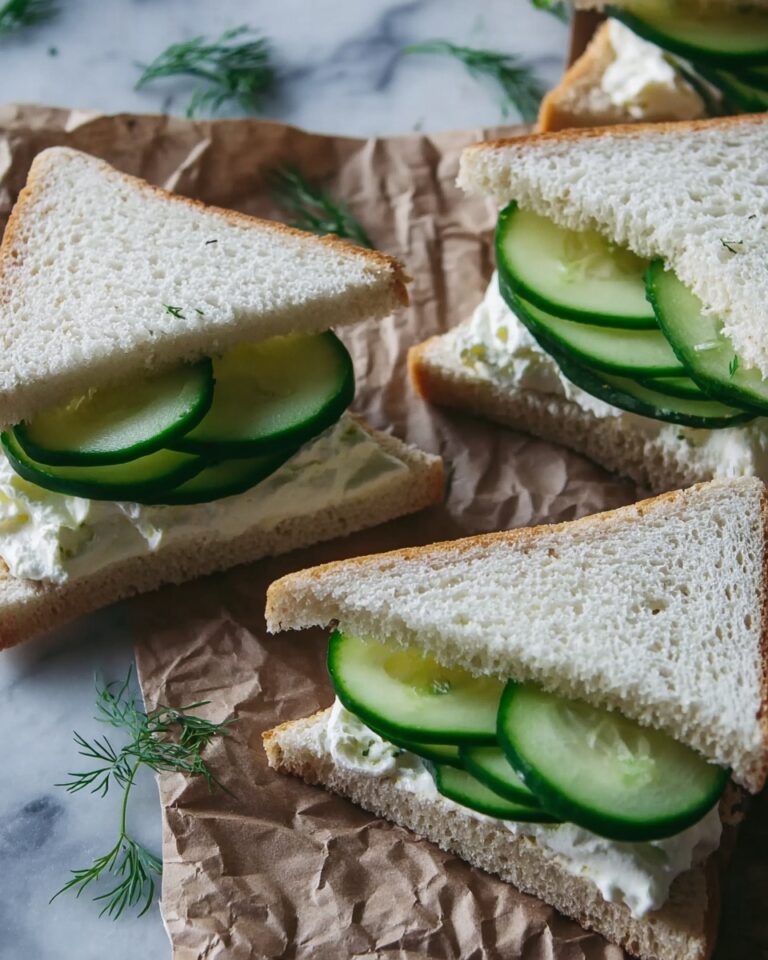 Cucumber Tea Sandwiches Recipe