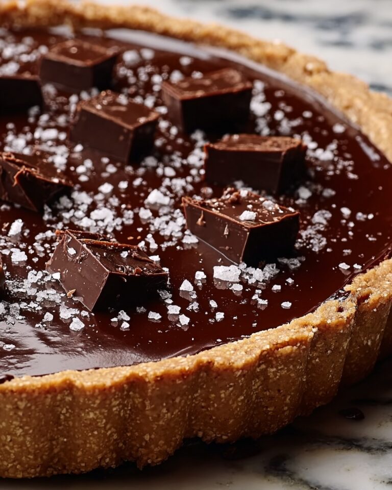 Salted Dark Chocolate Tart Recipe