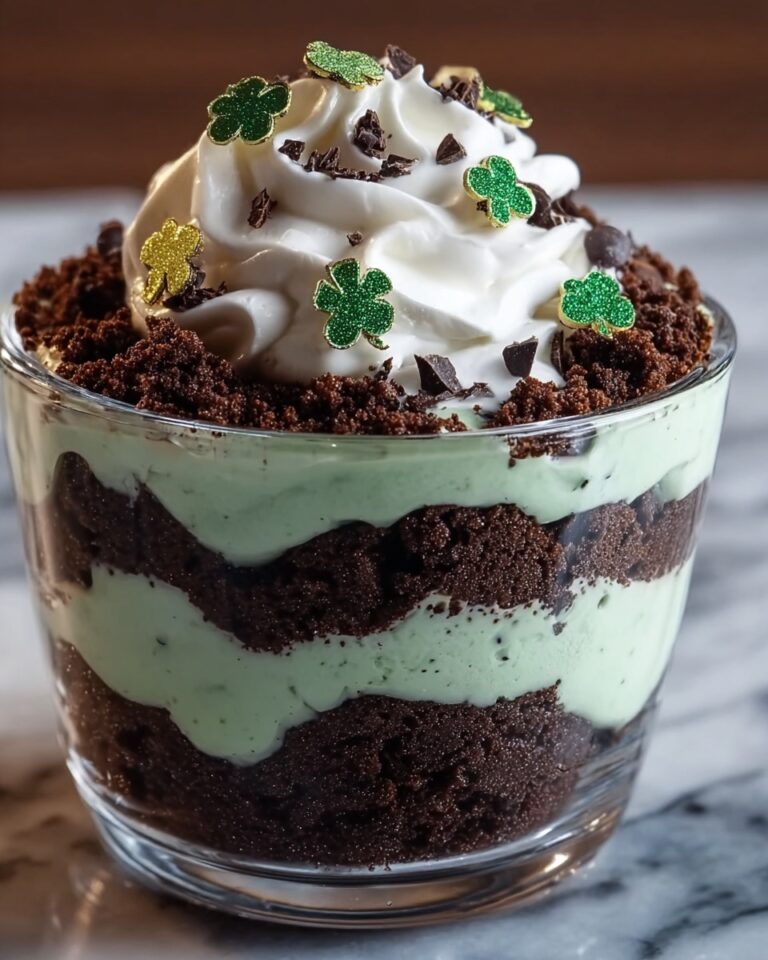 St. Patrick’s Day Brownie Trifle Recipe