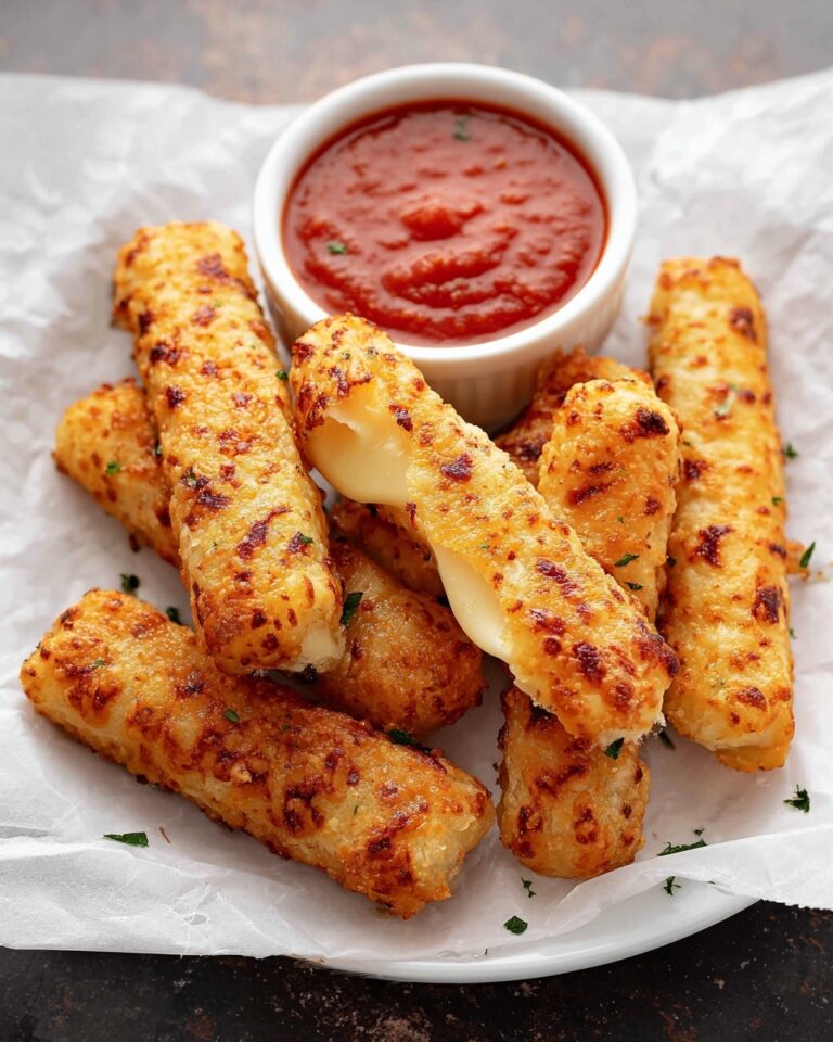 Pepperoni Pizza Mozzarella Sticks Recipe