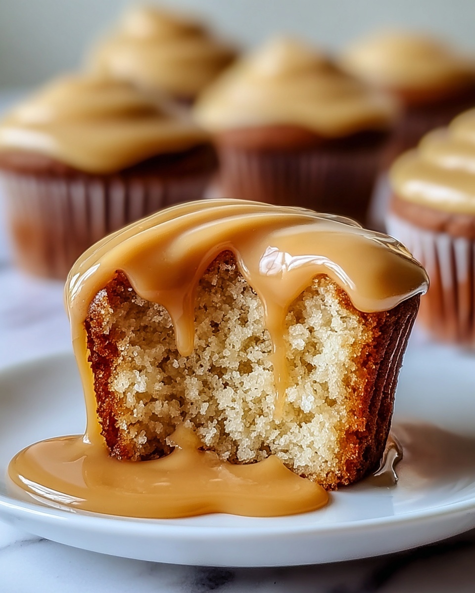 Pumpkin Cheesecake Muffins with Caramel Swirl Recipe - Recipe Image
