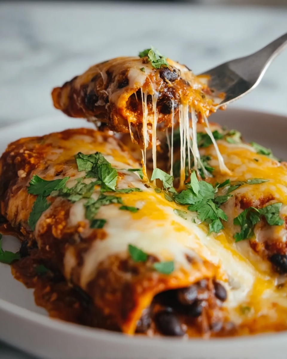 Veggie Black Bean Enchiladas Recipe - Recipe Image