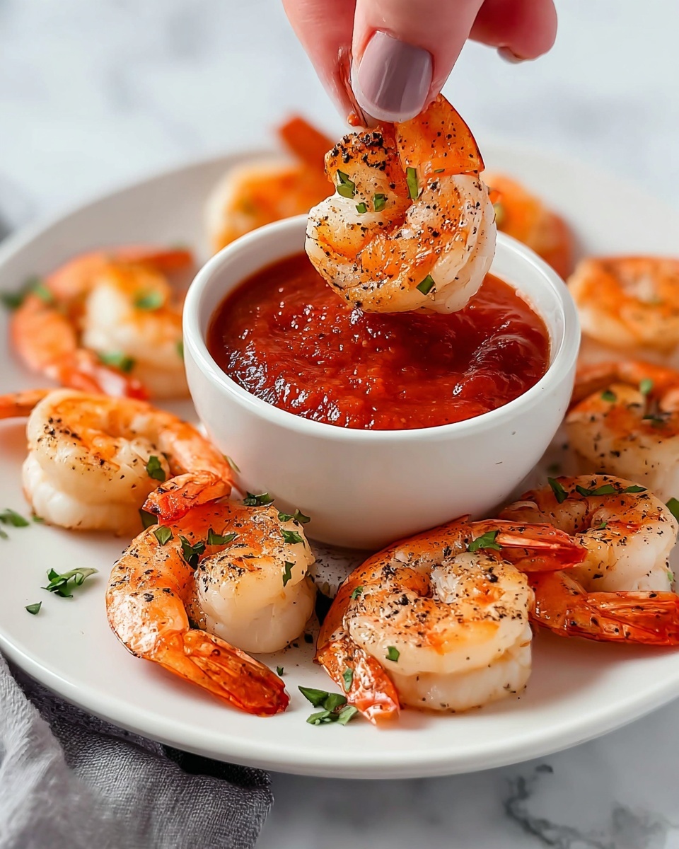 Roasted Shrimp Cocktail with Spicy Homemade Cocktail Sauce Recipe - Recipe Image