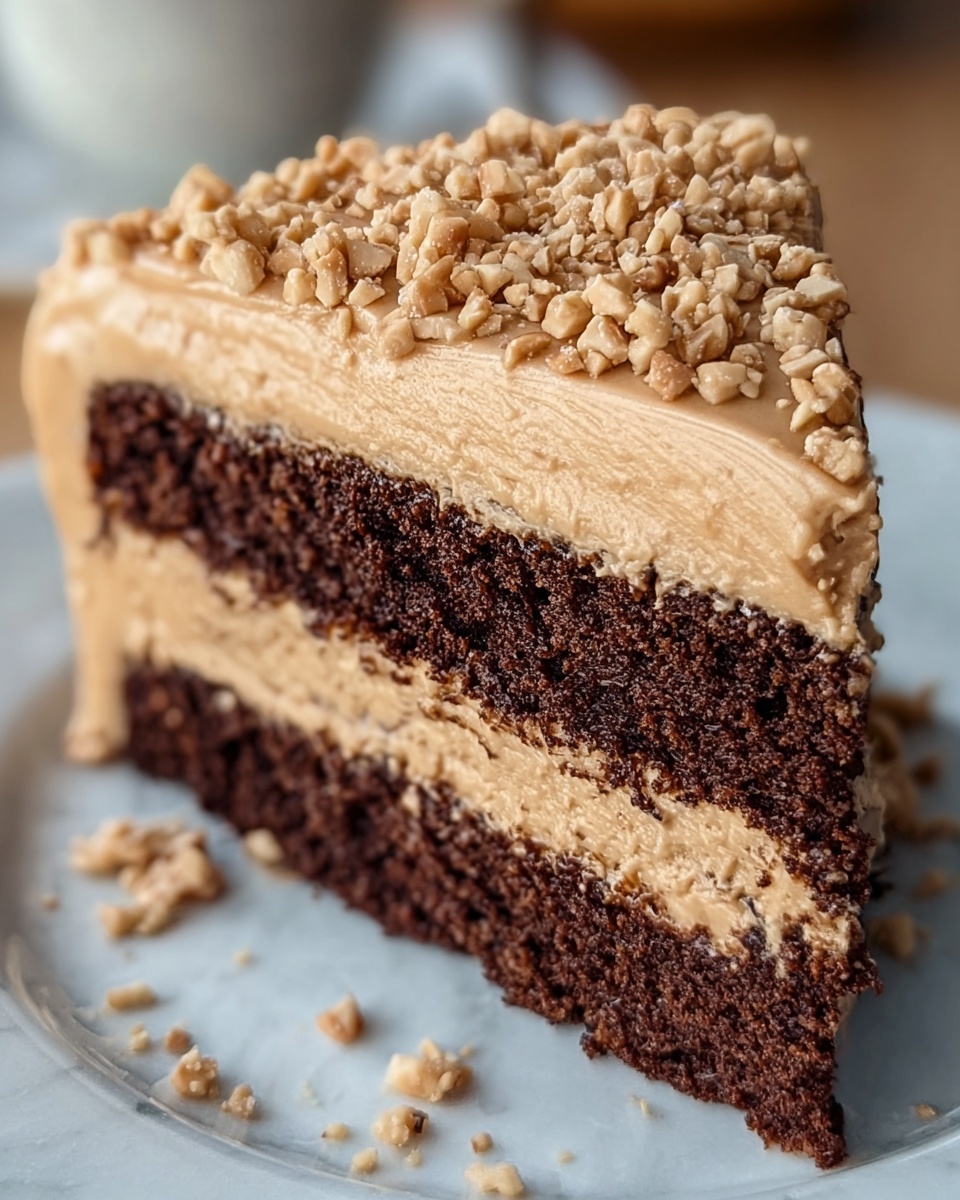 Peanut Butter Cake with Peanut Butter Frosting Recipe - Recipe Image