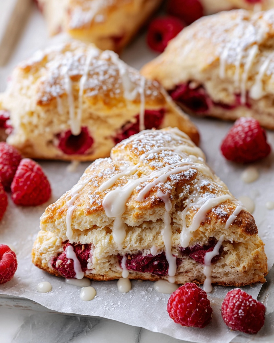Lemon Raspberry Scones Recipe - Recipe Image
