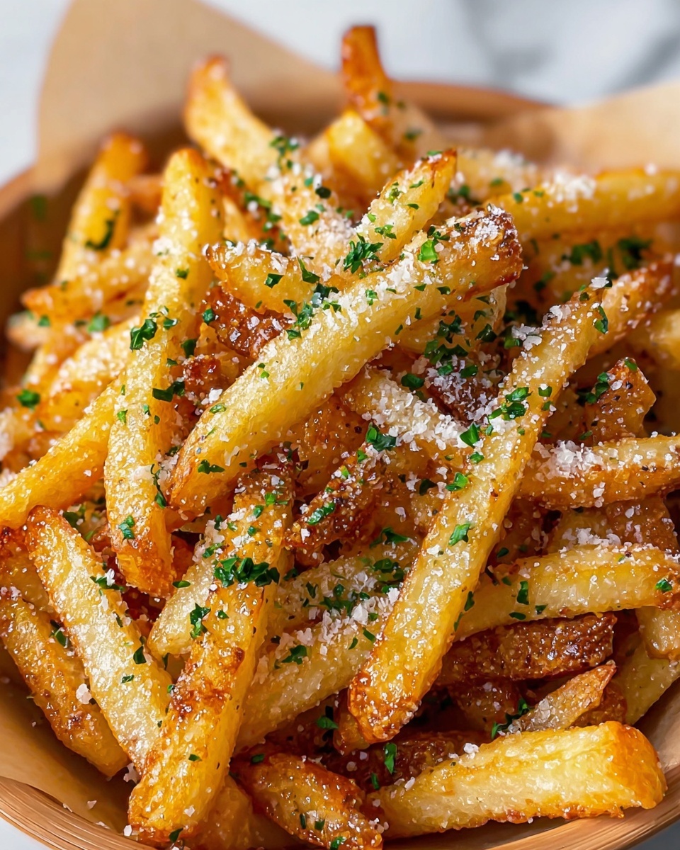 Crispy Air Fryer Garlic Fries: The Ultimate Recipe for Perfectly Seasoned Fries Recipe - Recipe Image