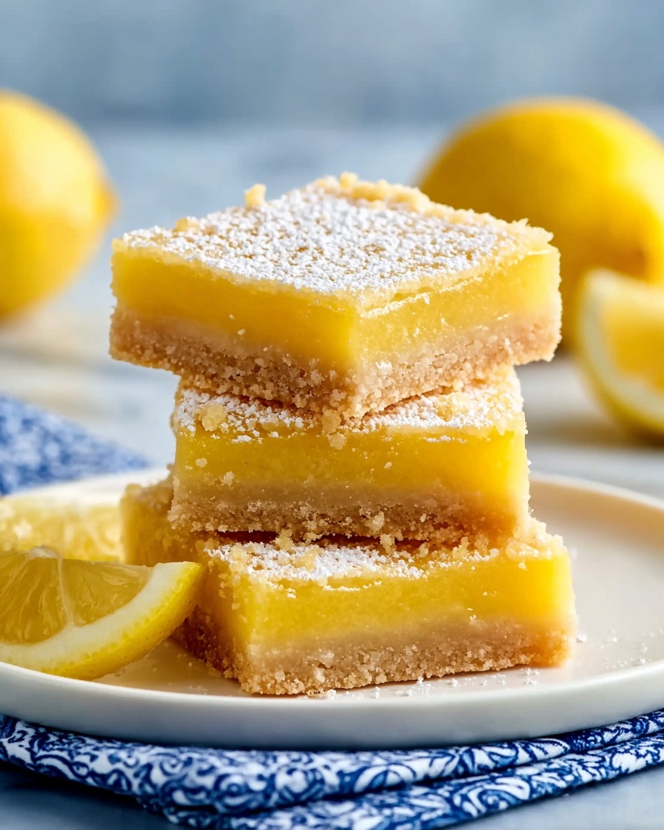 Easy Gluten Free Lemon Bars Recipe - Recipe Image