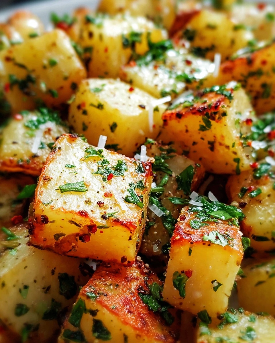 Parmesan Garlic Roasted Potatoes Recipe - Recipe Image