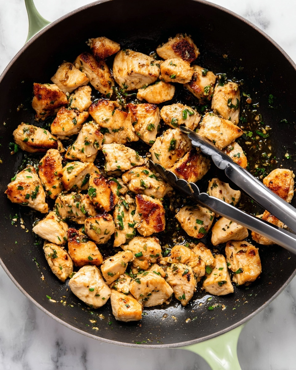 Garlic Butter Chicken Bites Recipe - Recipe Image