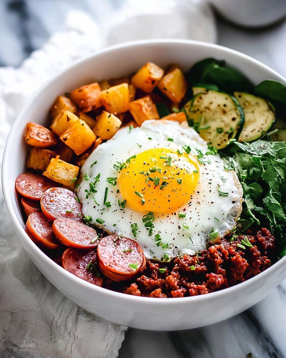 Chorizo and Sweet Potato Breakfast Bowls Recipe - Recipe Image