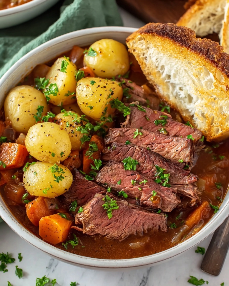 Slow Cooker Corned Beef and Potatoes Recipe - Recipe Image