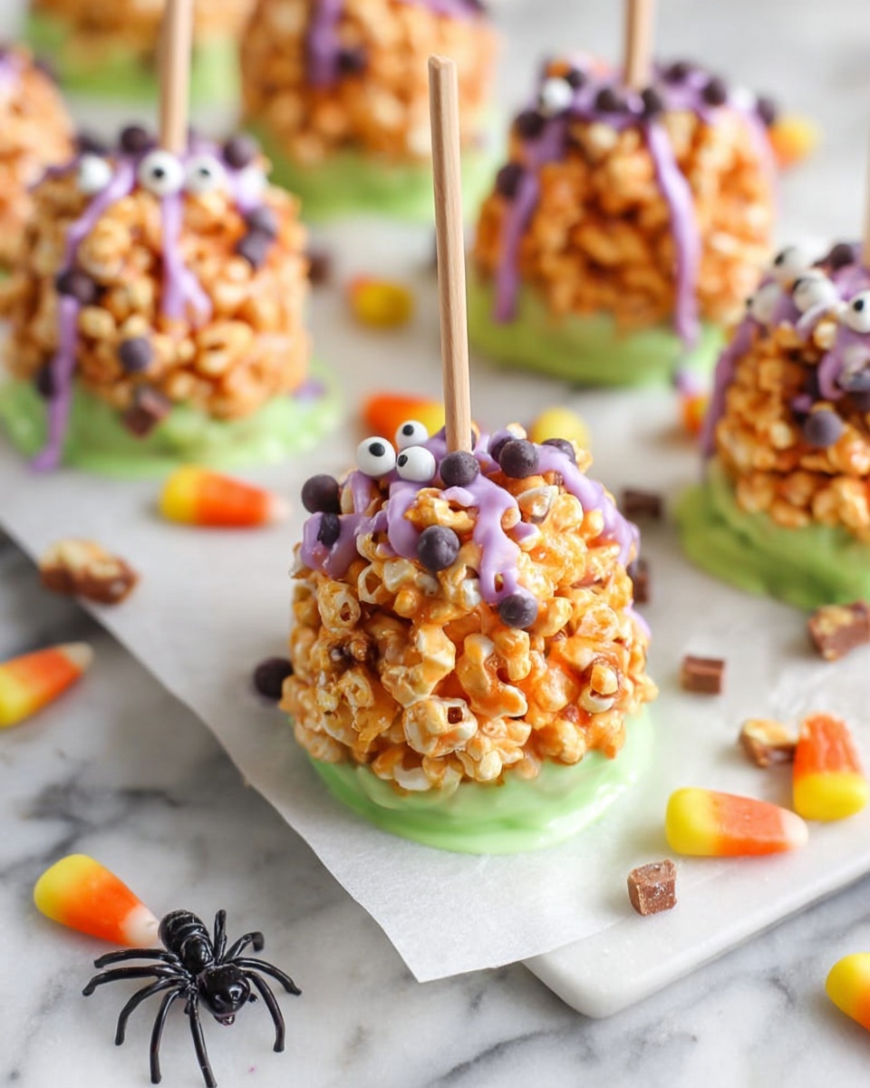 Halloween Popcorn Balls Recipe - Recipe Image