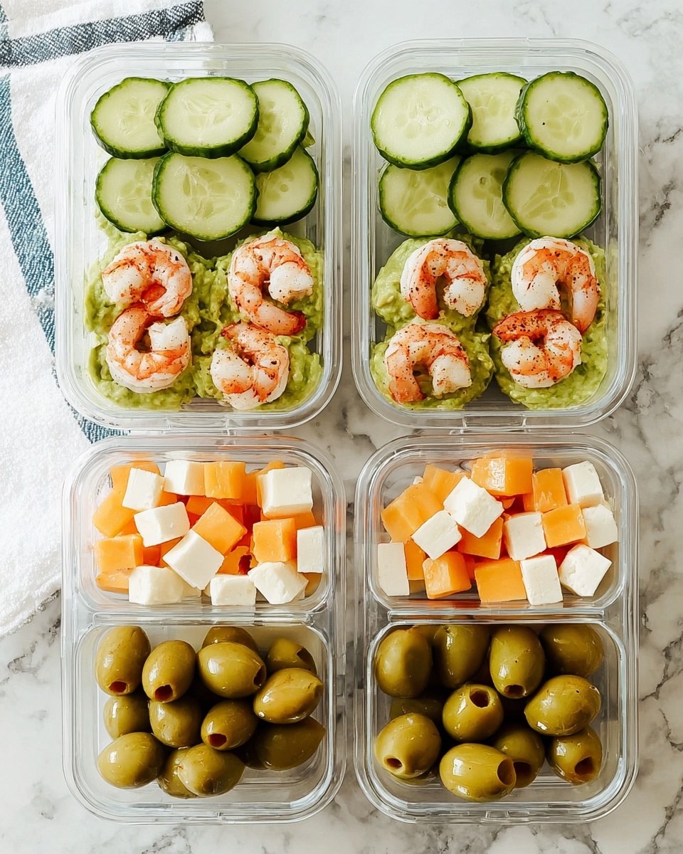 Avocado Shrimp Keto Lunchbox Idea Recipe - Recipe Image