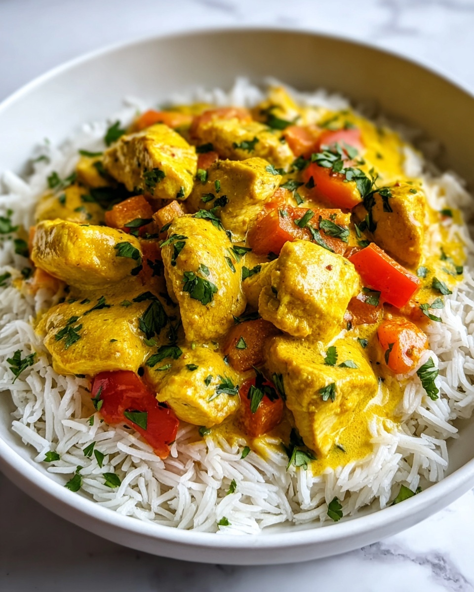 Easy Coconut Curry Chicken Over Rice for a Cozy Weeknight Dinner Recipe - Recipe Image