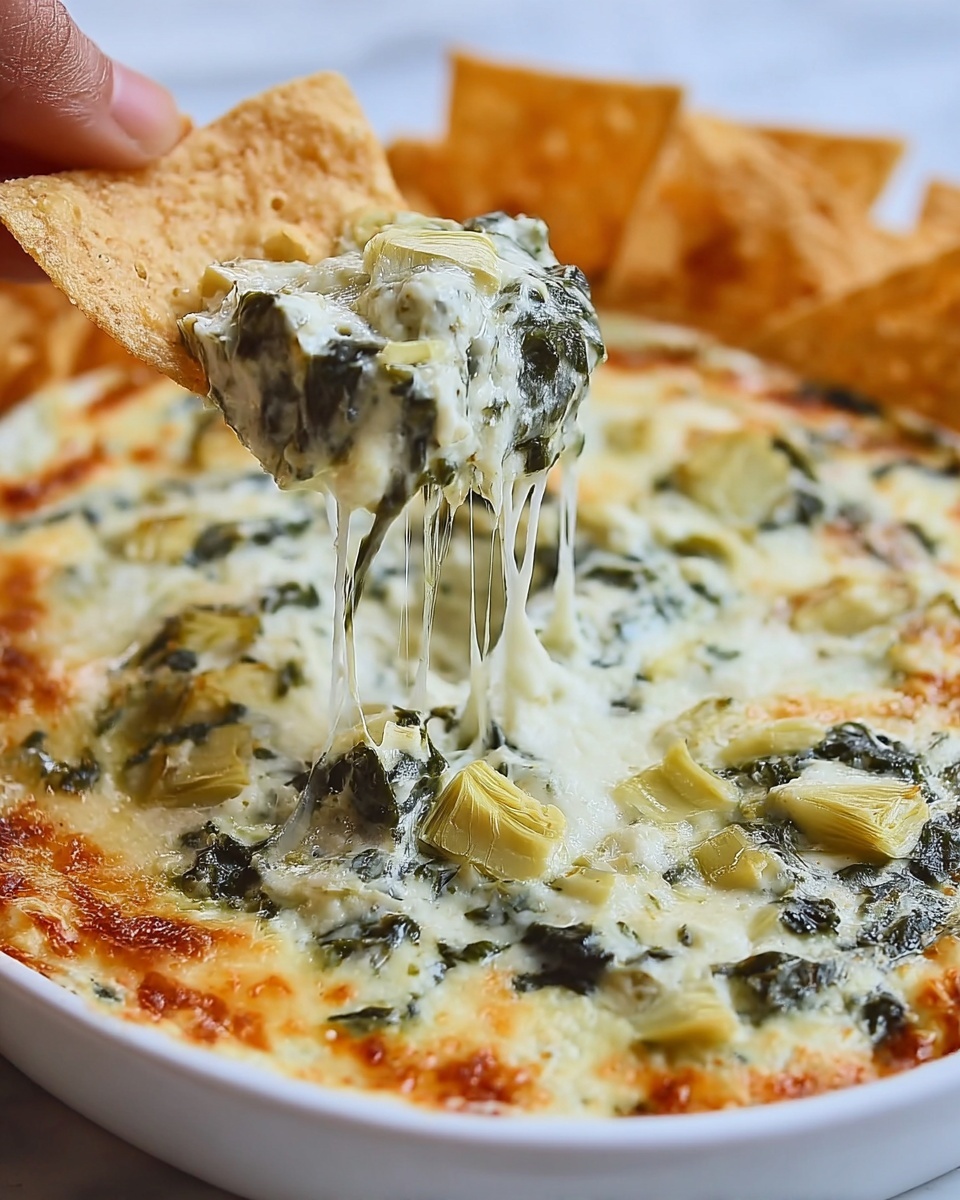 Homemade Spinach Artichoke Dip Recipe - Recipe Image