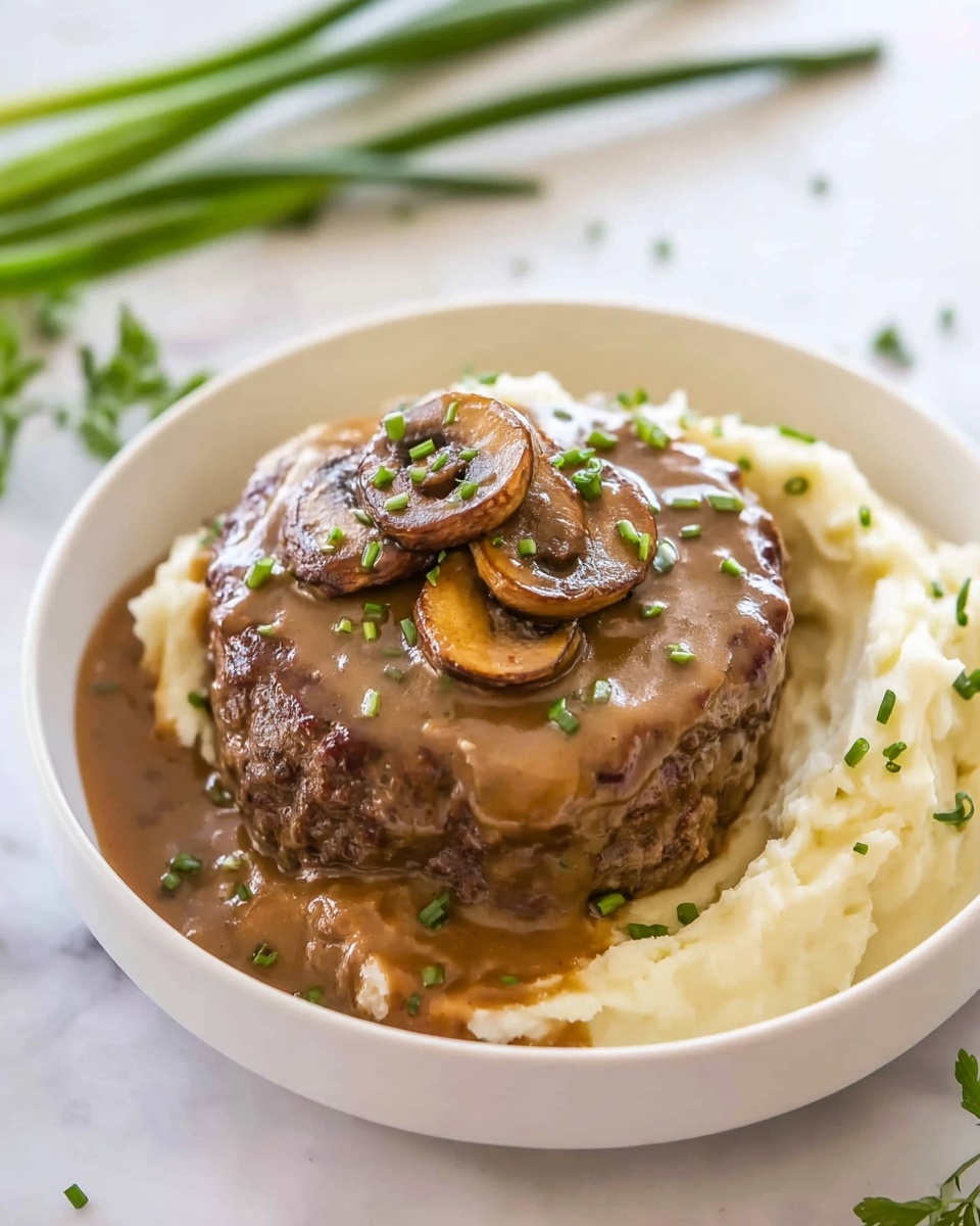 Homemade Salisbury Steak Recipe - Recipe Image