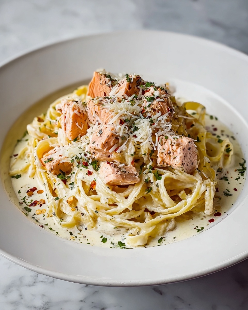 Creamy Salmon Pasta Made Simple and Delicious Recipe - Recipe Image