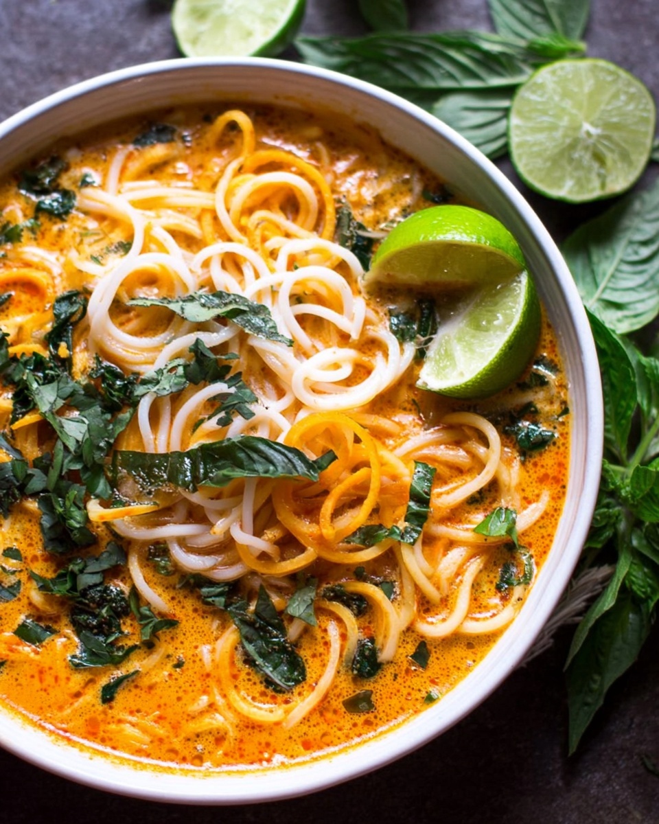 Vegan Thai Lemongrass Coconut Curry Soup Recipe - Recipe Image