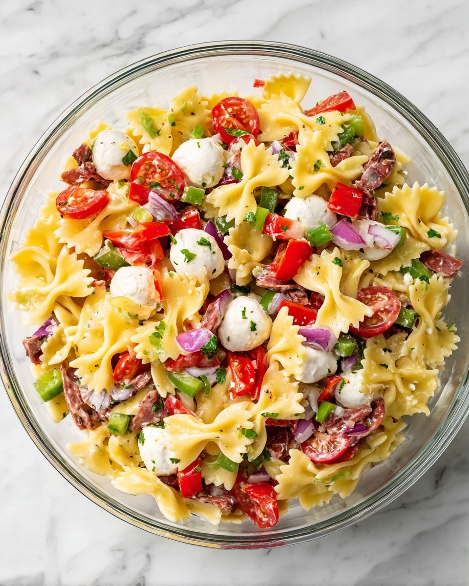 Easy Italian Pasta Salad Recipe - Recipe Image