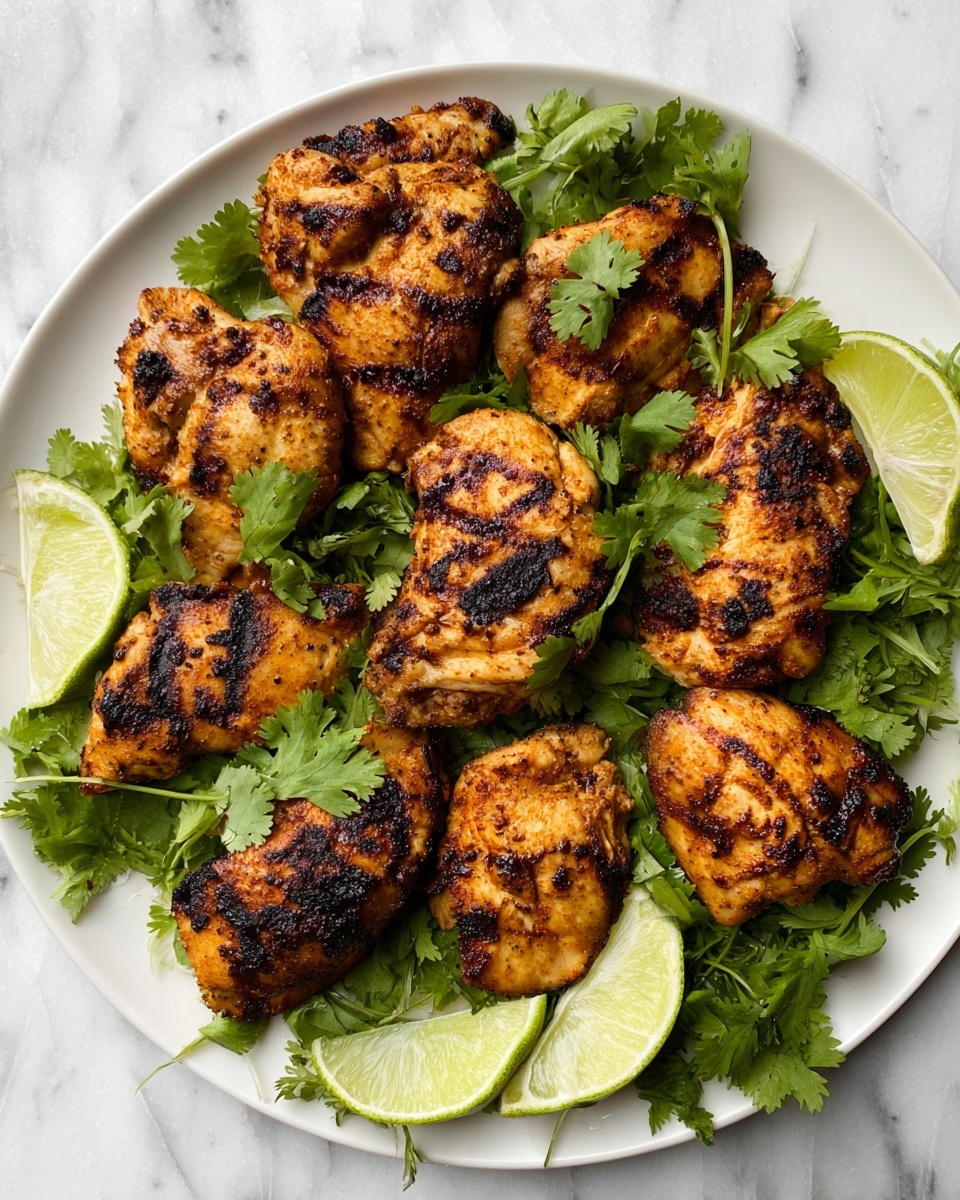 Cilantro Lime Grilled Chicken Thighs Recipe - Recipe Image
