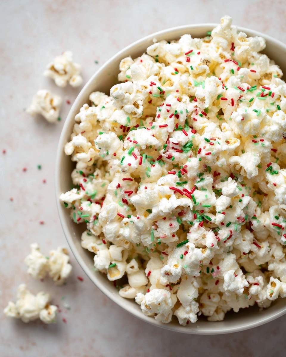 Super Easy Christmas Popcorn Recipe - Recipe Image