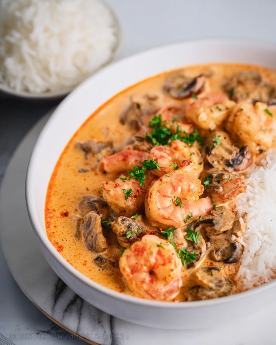 Shrimp and Mushroom Sauce Recipe - Recipe Image