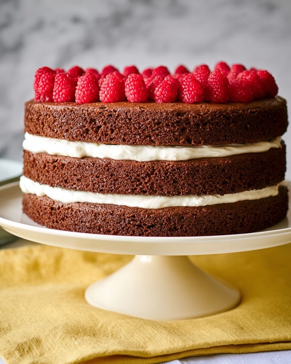 Chocolate Layer Cake with Creme Chantilly Frosting Recipe - Recipe Image