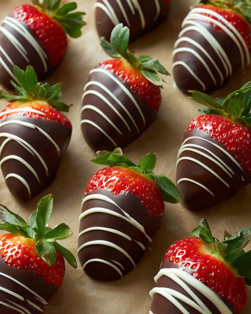 Easy Chocolate Covered Strawberries Recipe - Recipe Image