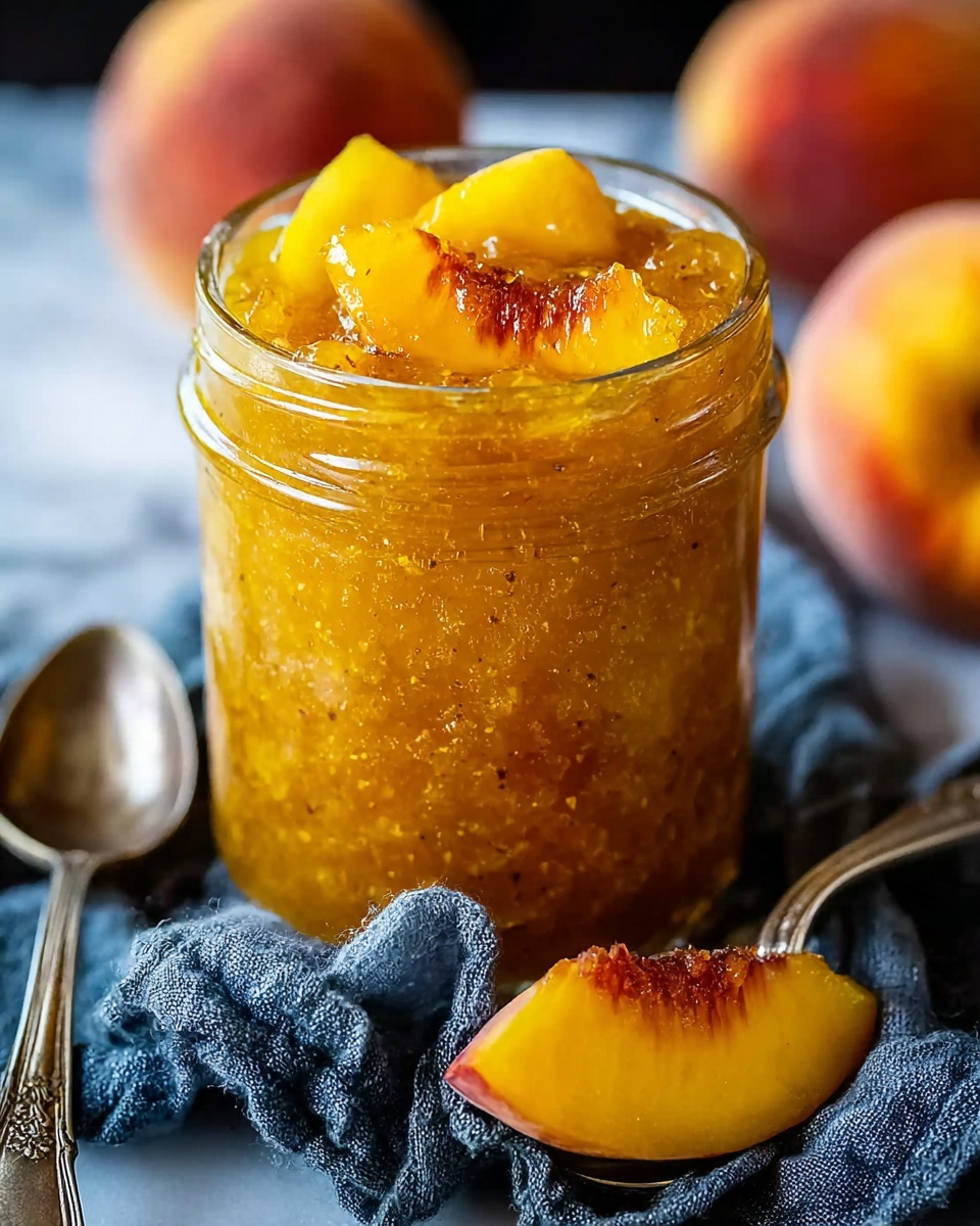Homemade Peach Pie Filling for Sweet and Versatile Desserts Recipe - Recipe Image