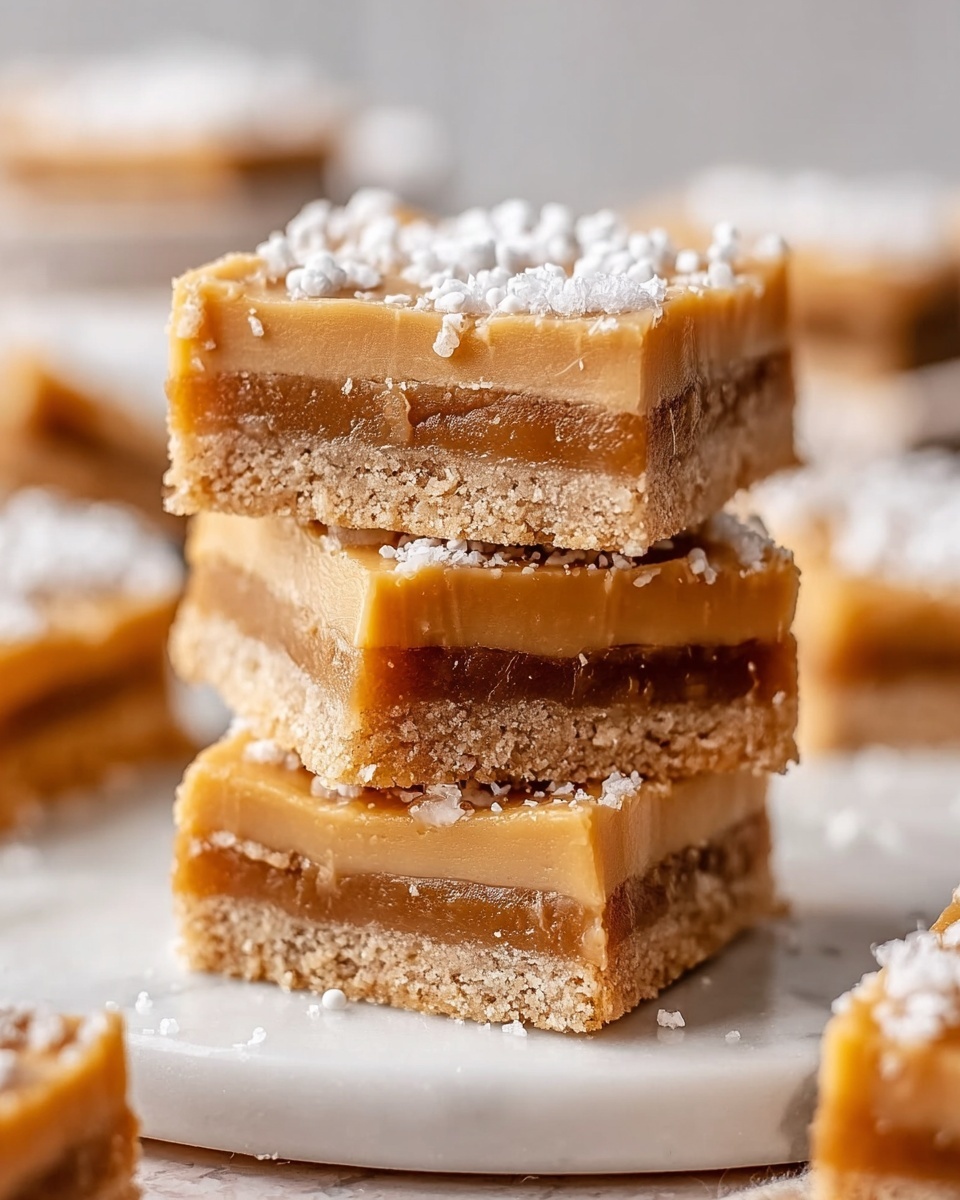 Decadent Salted Caramel Butter Bars Recipe - Recipe Image