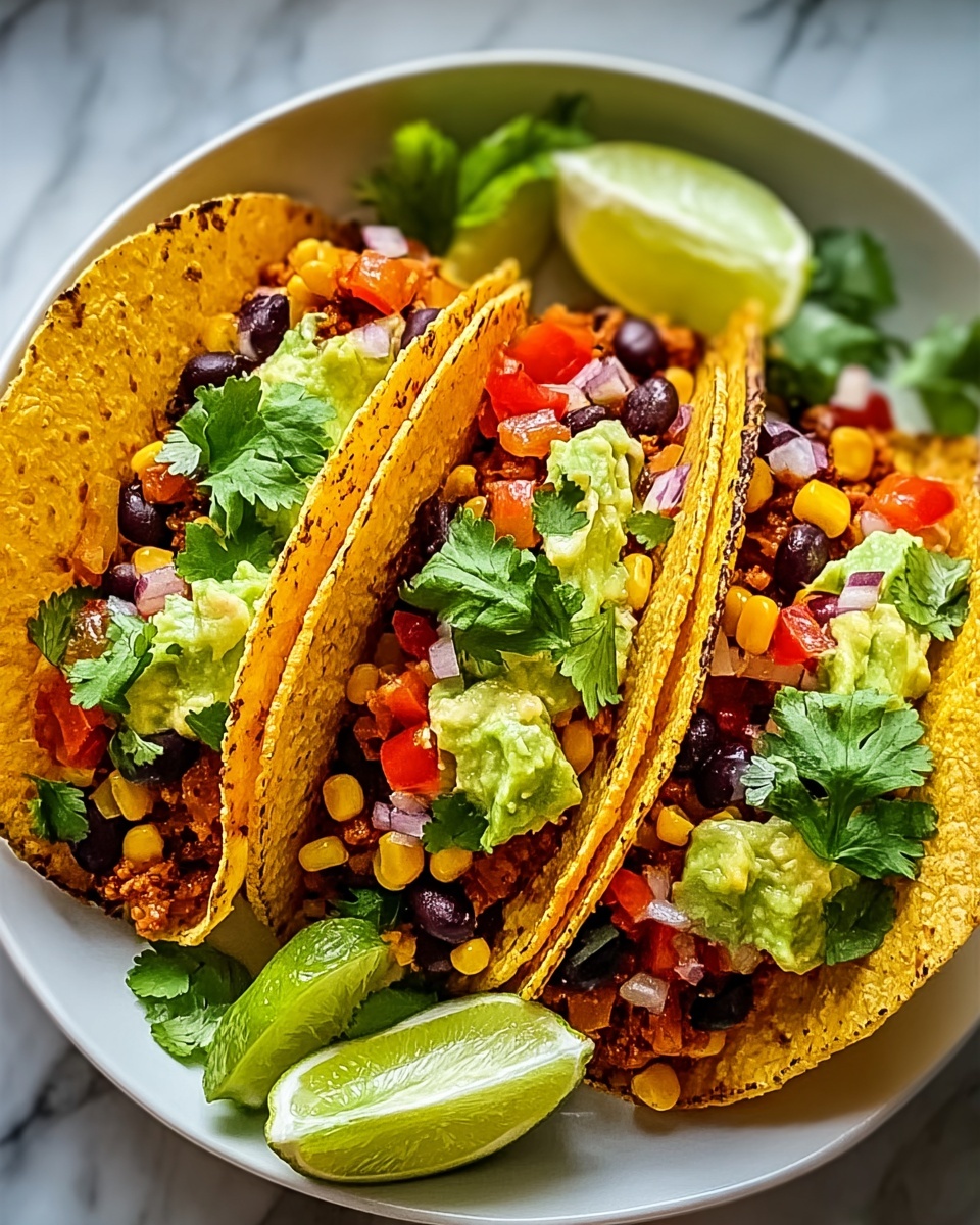 Irresistibly Flavor-Packed Vegan Tacos Recipe - Recipe Image
