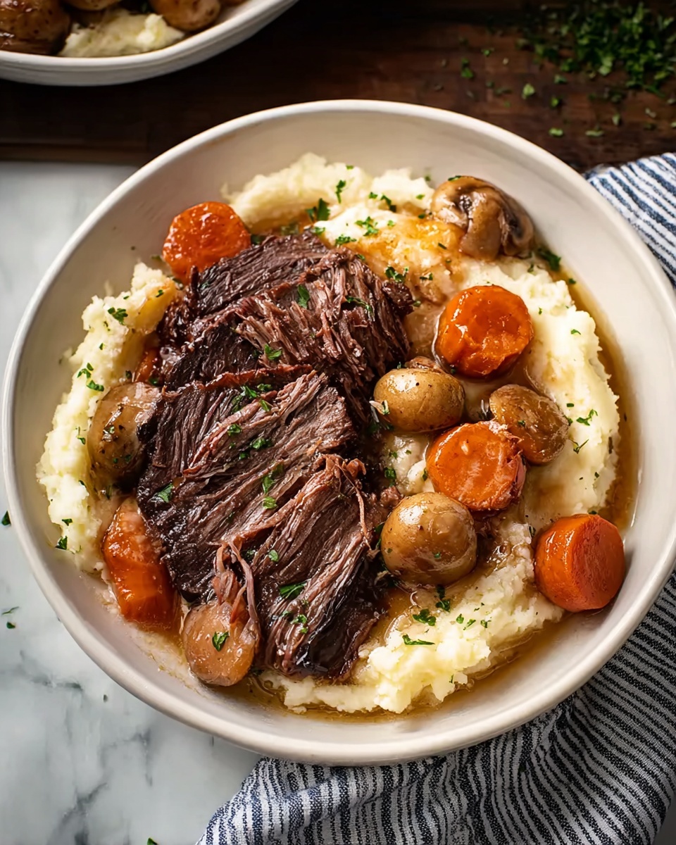 Comforting Oven-Roasted Pot Roast with Vegetables Recipe - Recipe Image