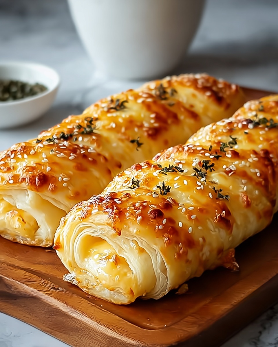 Cheesy Garlic Butter Rollups Recipe - Recipe Image