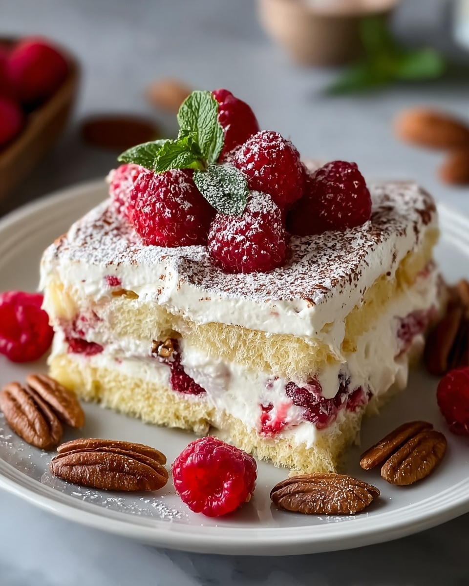 White Chocolate Raspberry Tiramisu Recipe - Recipe Image